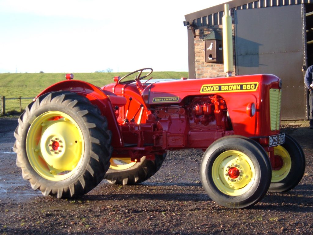 David Brown Tractor in Field