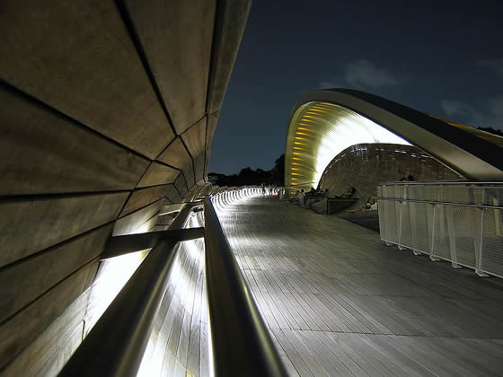 Henderson Wave Bridge interior