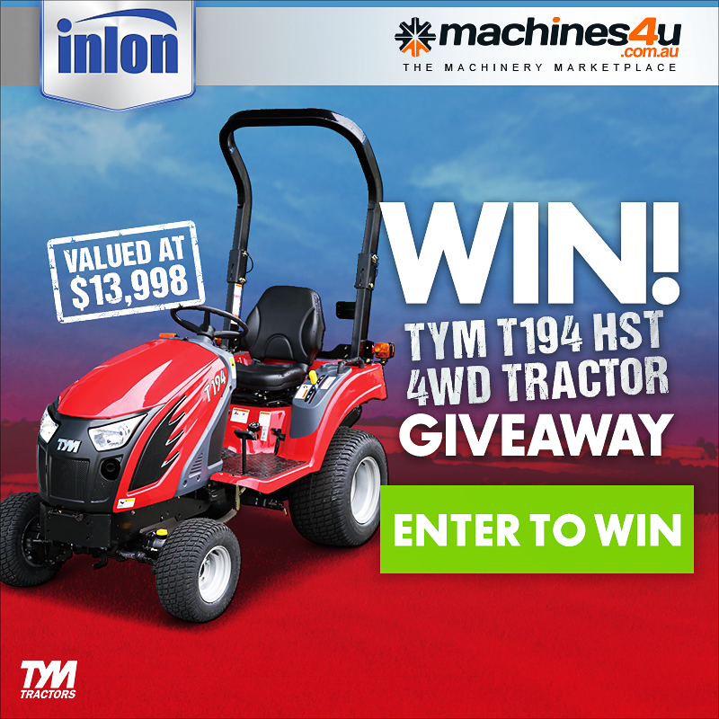 Win an Inlon TYM 4WD Tractor at Elmore Field Days!