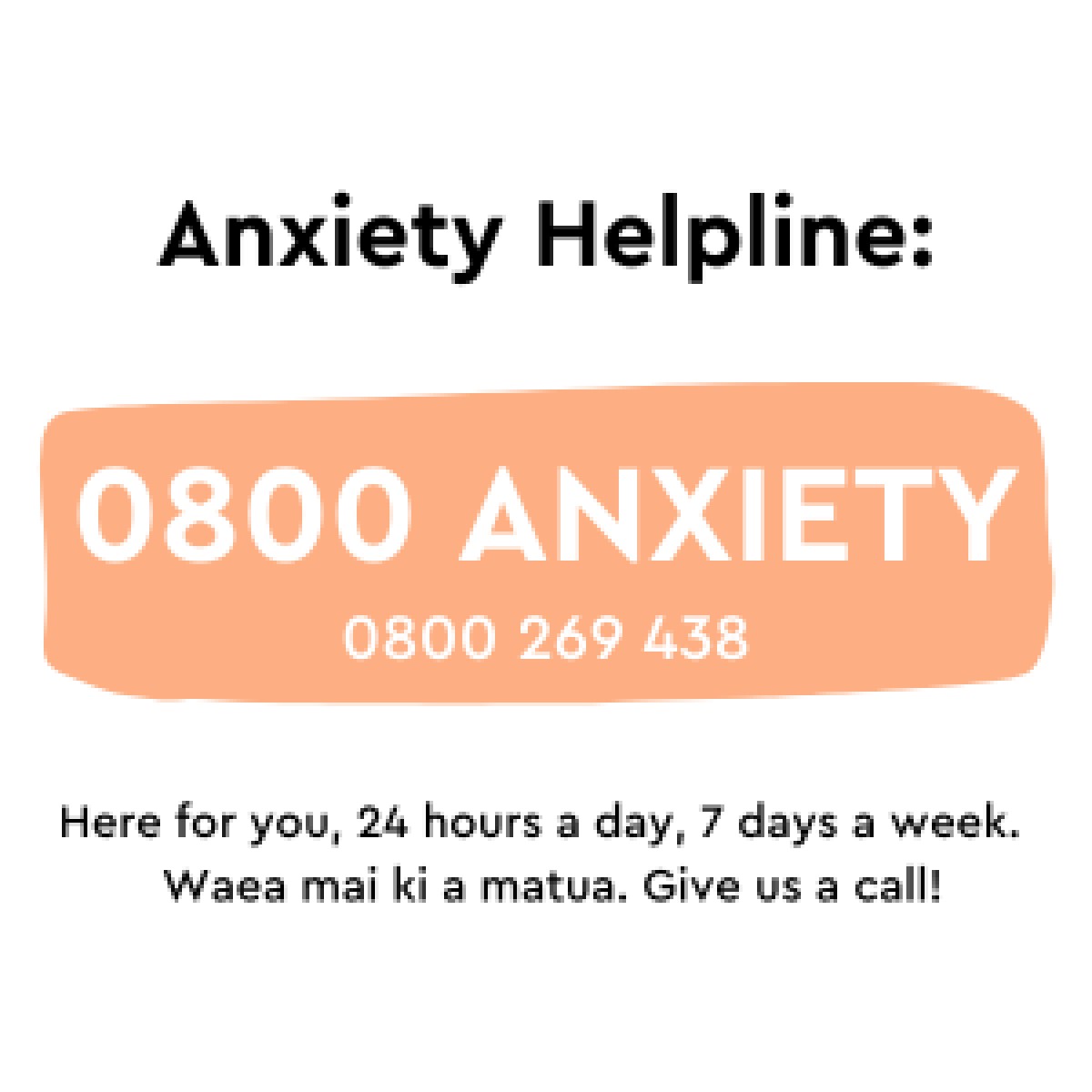 ANXIETY Helpline