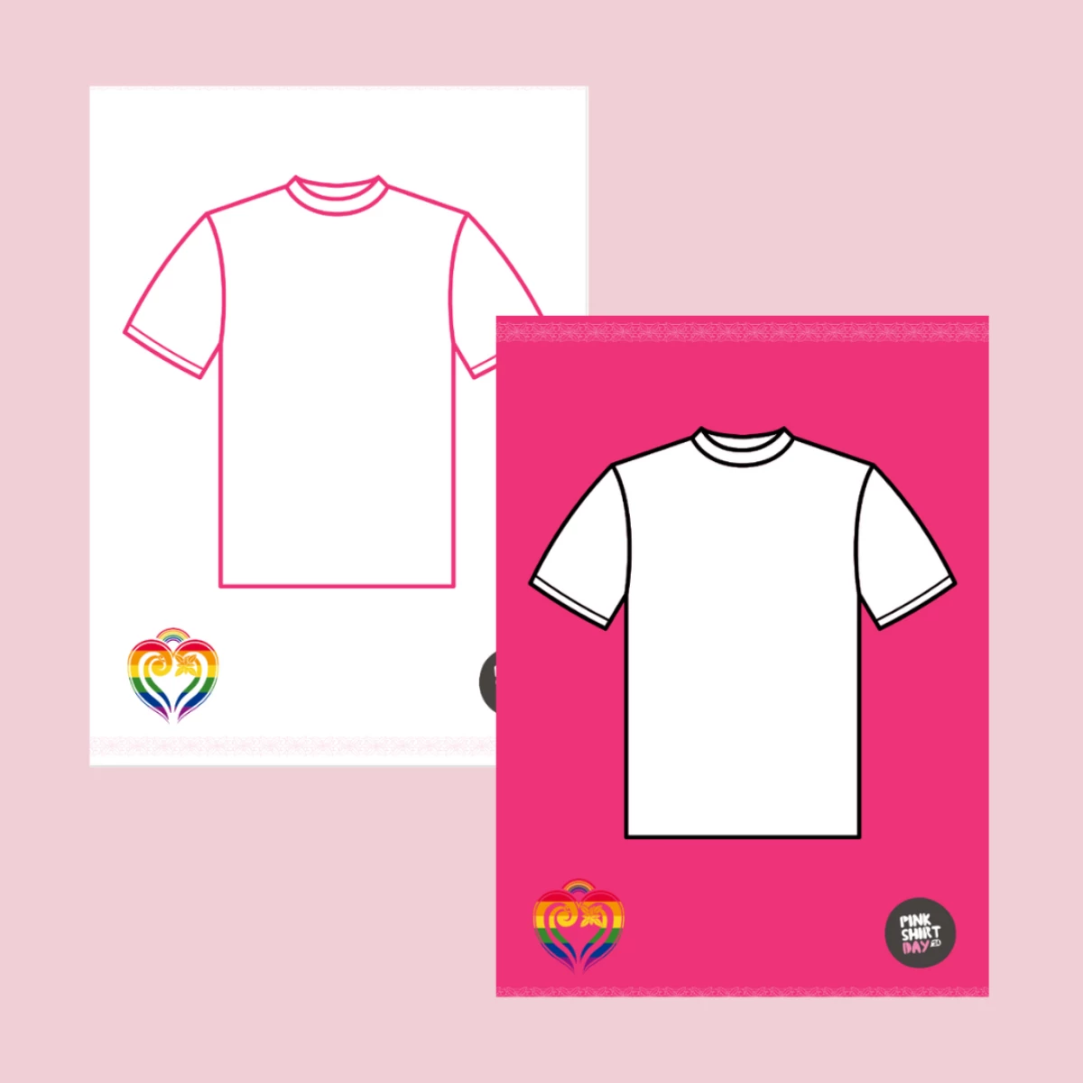 T-shirt outline poster