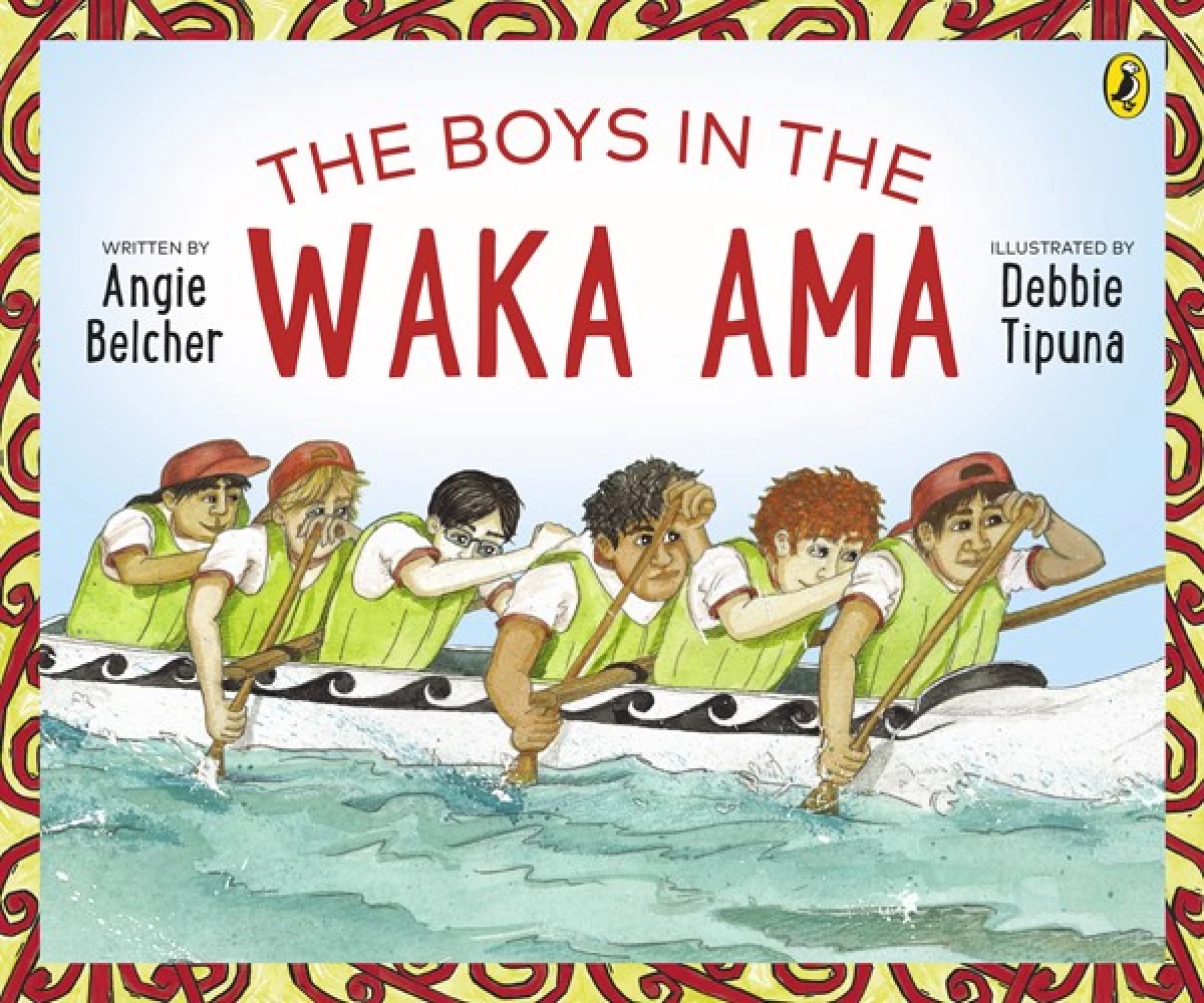 The boys in the Waka Ama