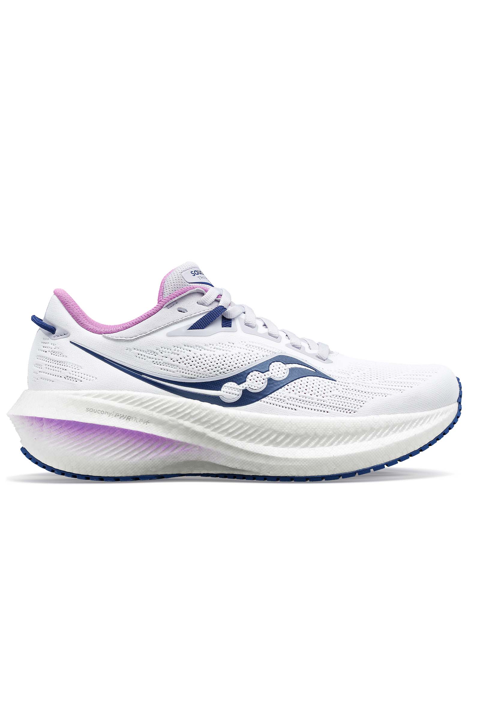 Women's Triumph 21 White Indigo Road Running Shoes Women's Road
