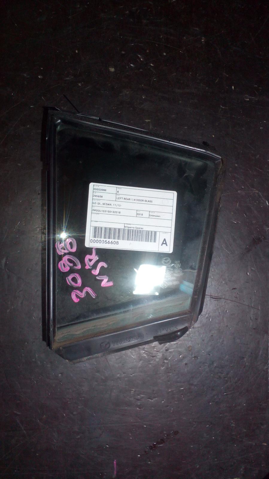 View Auto part Left Rear 1/4 Door Glass Mazda 6 2018