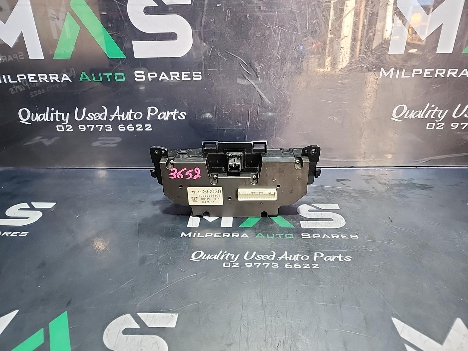 View Auto part Heater/Ac Controls Subaru Forester 2009