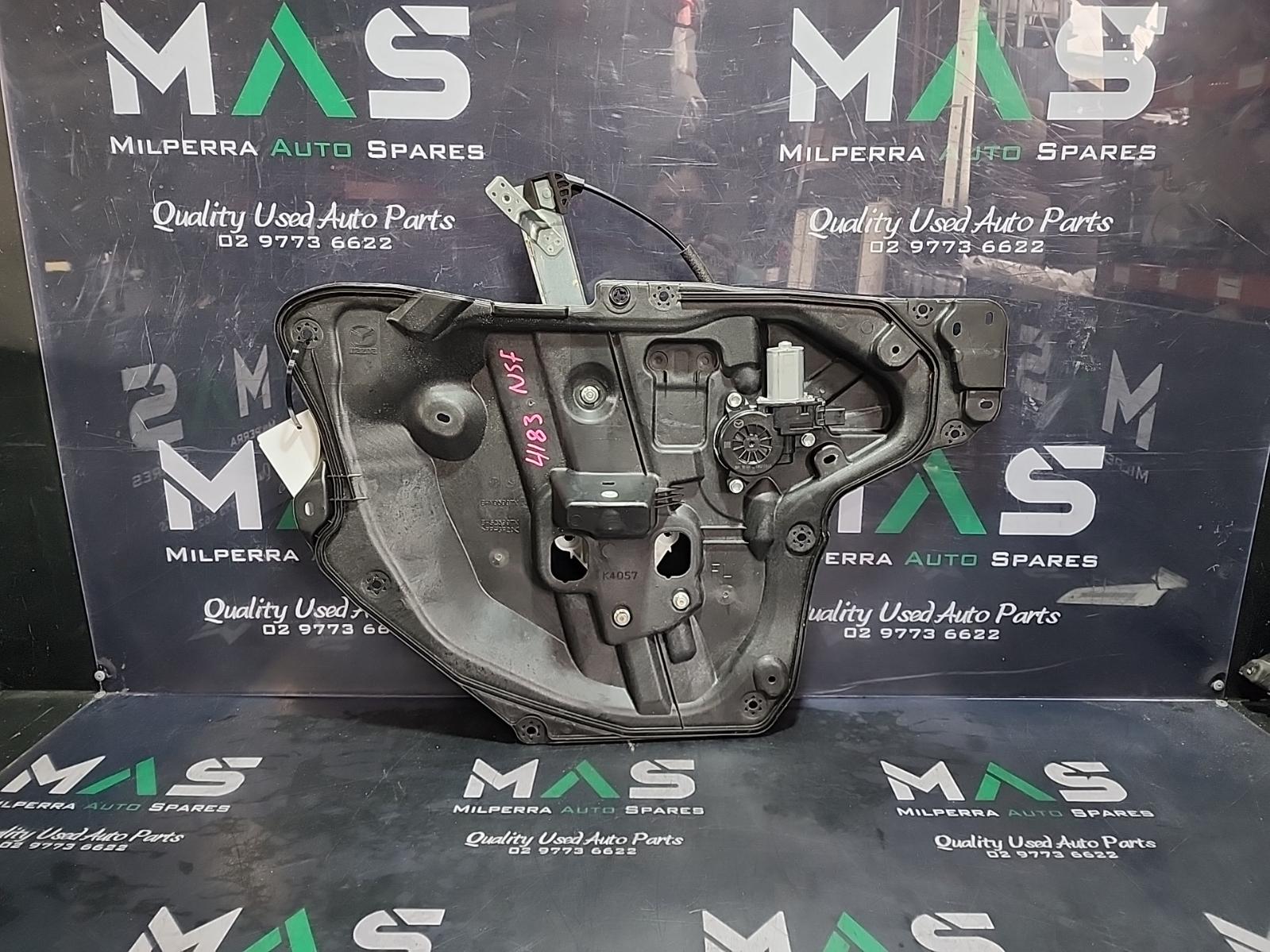 2015 Mazda 3 Left Front Window Reg/Motor View Auto part Left Front Window Reg/Motor Mazda 3 2015