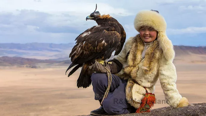 Aisholpan, the eagle huntress, Western Mongolia