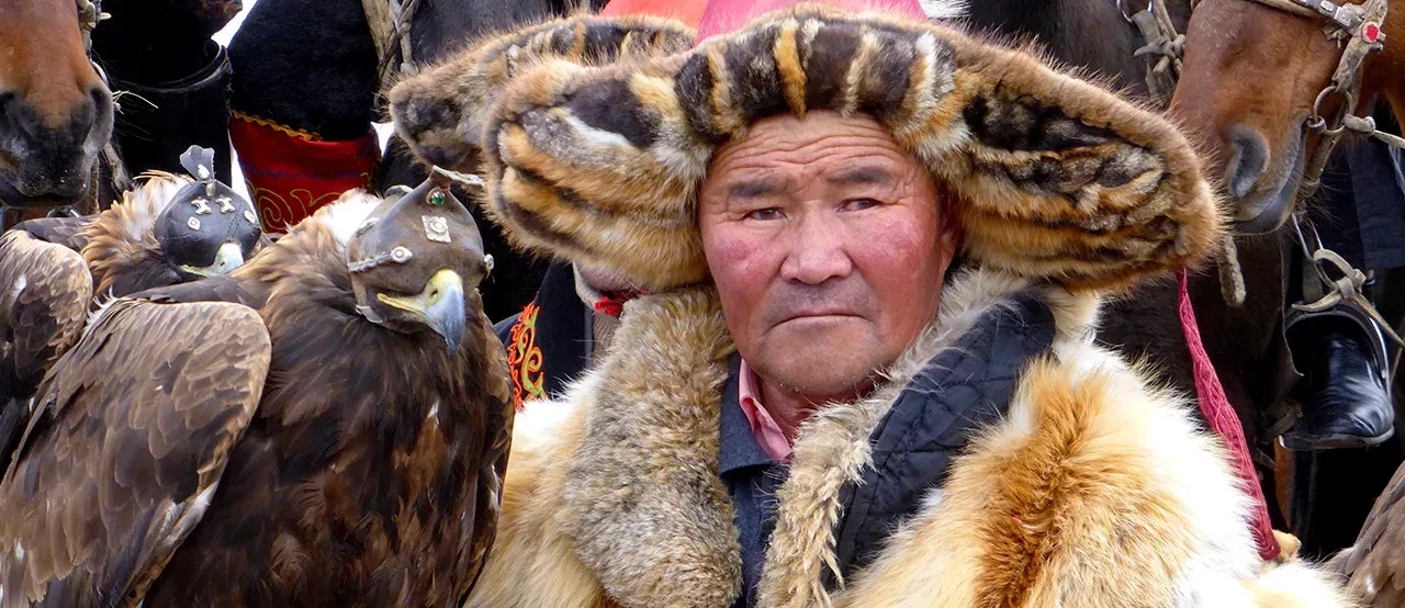 Kazakh Golden Eagle Trainer Western Mongolia