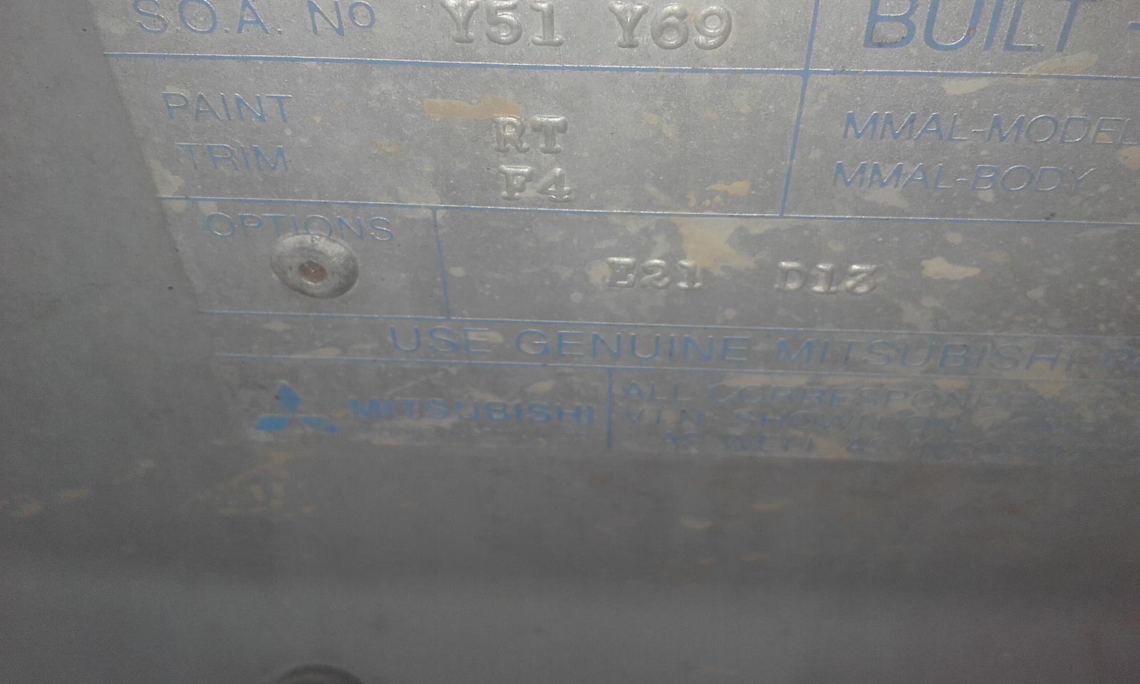 1996 Mitsubishi Lancer Left Indicator/Fog/Side View Auto part Left Indicator/Fog/Side Mitsubishi Lancer 1996