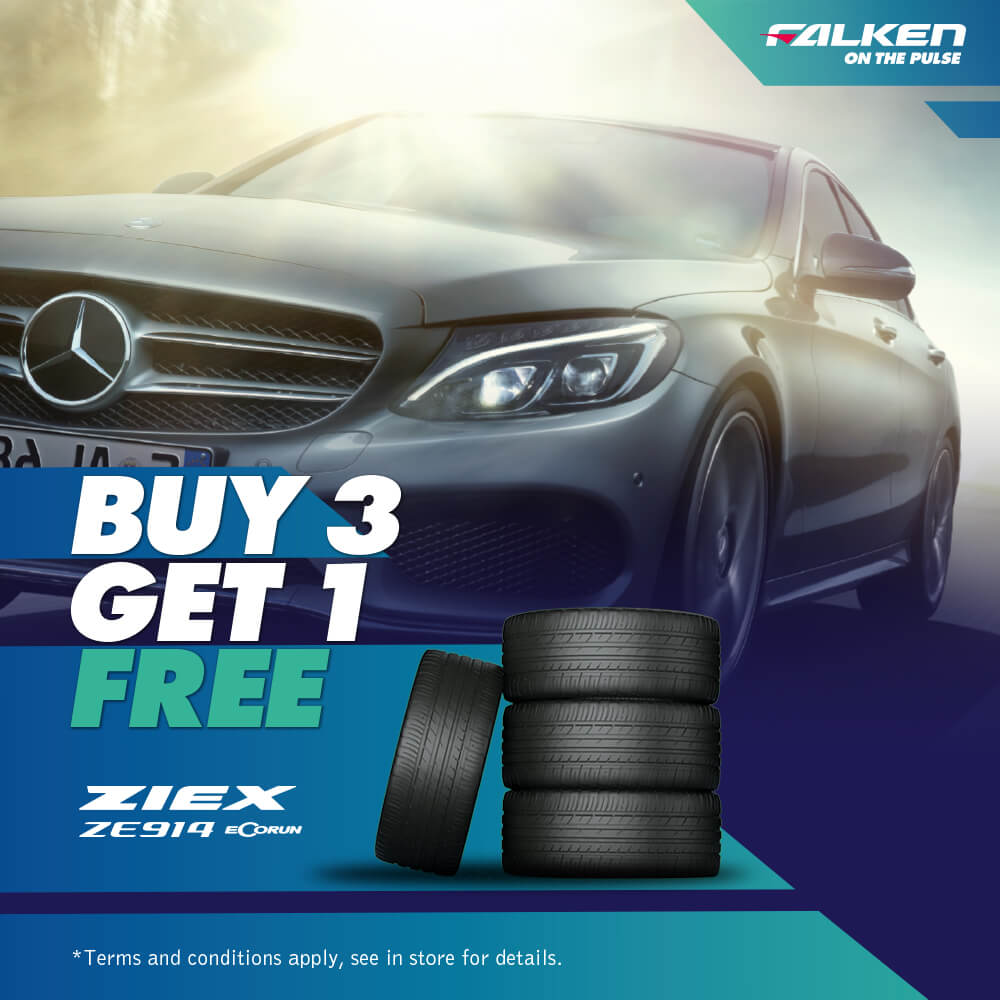 Falken Buy 3 Get 1 Free ZE914 Tyres