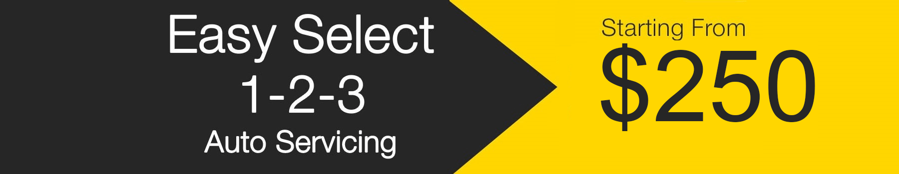 1-2-3 Easy Select Servicing