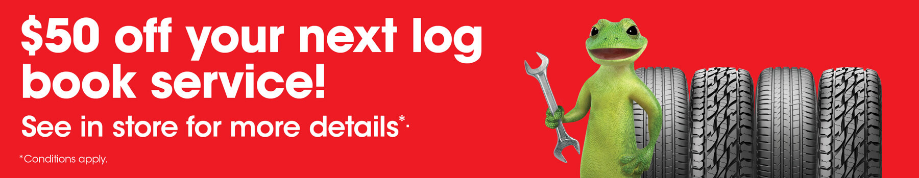 $50 off your next log book service!