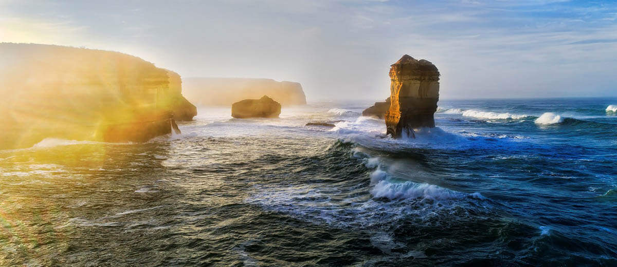 Shipwreck Coast, west of Cape Otway