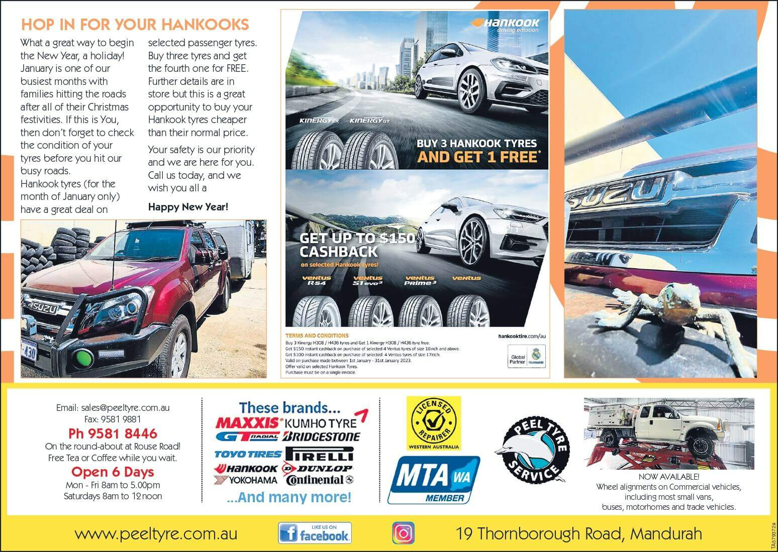 HOP IN FOR YOUR HANKOOKS