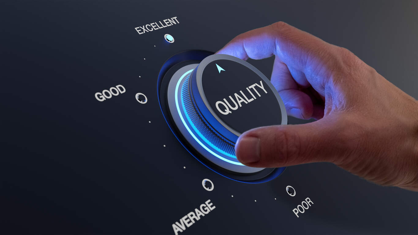 a hand selecting excellent quality