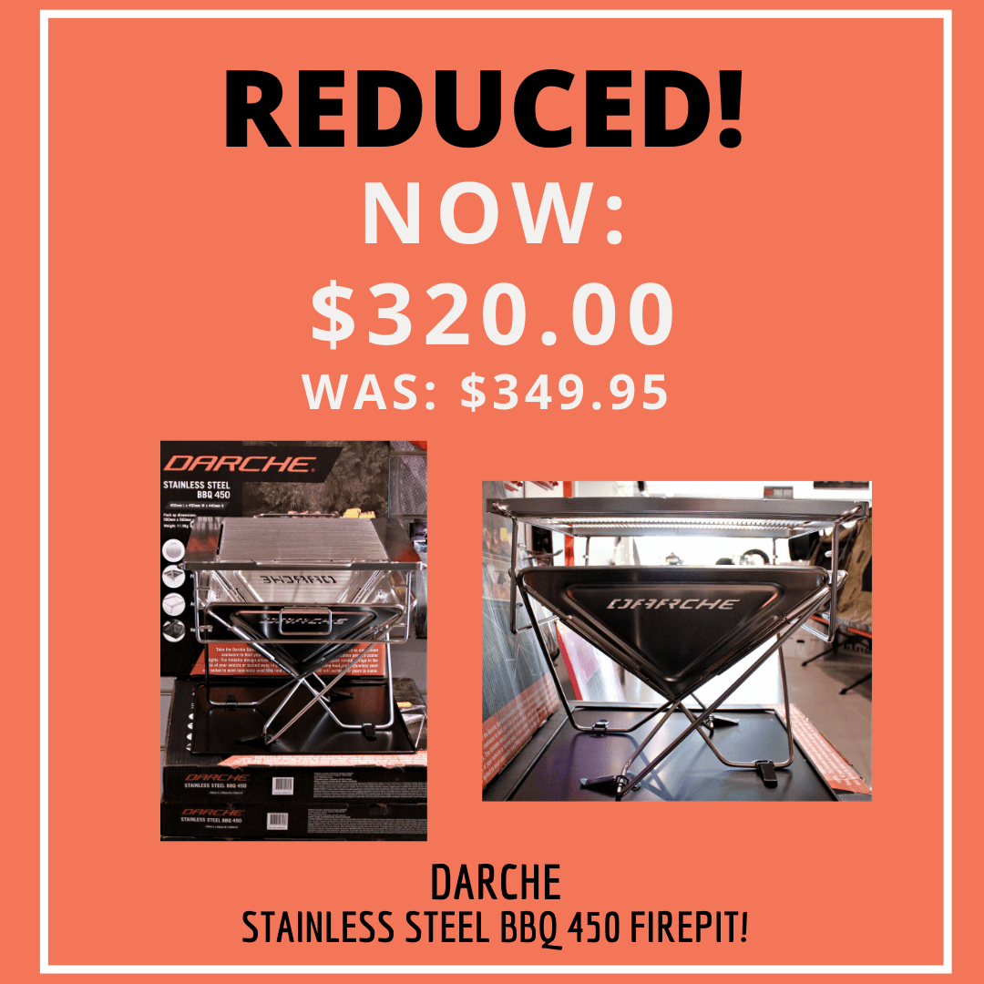 Goodspanner Special - Darche Stainless Steel BBQ 450 Firepit!