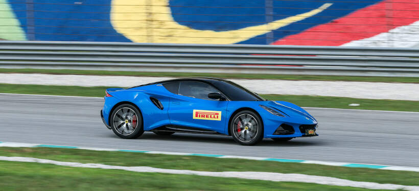 Pirelli P Zero on the track at Sepang