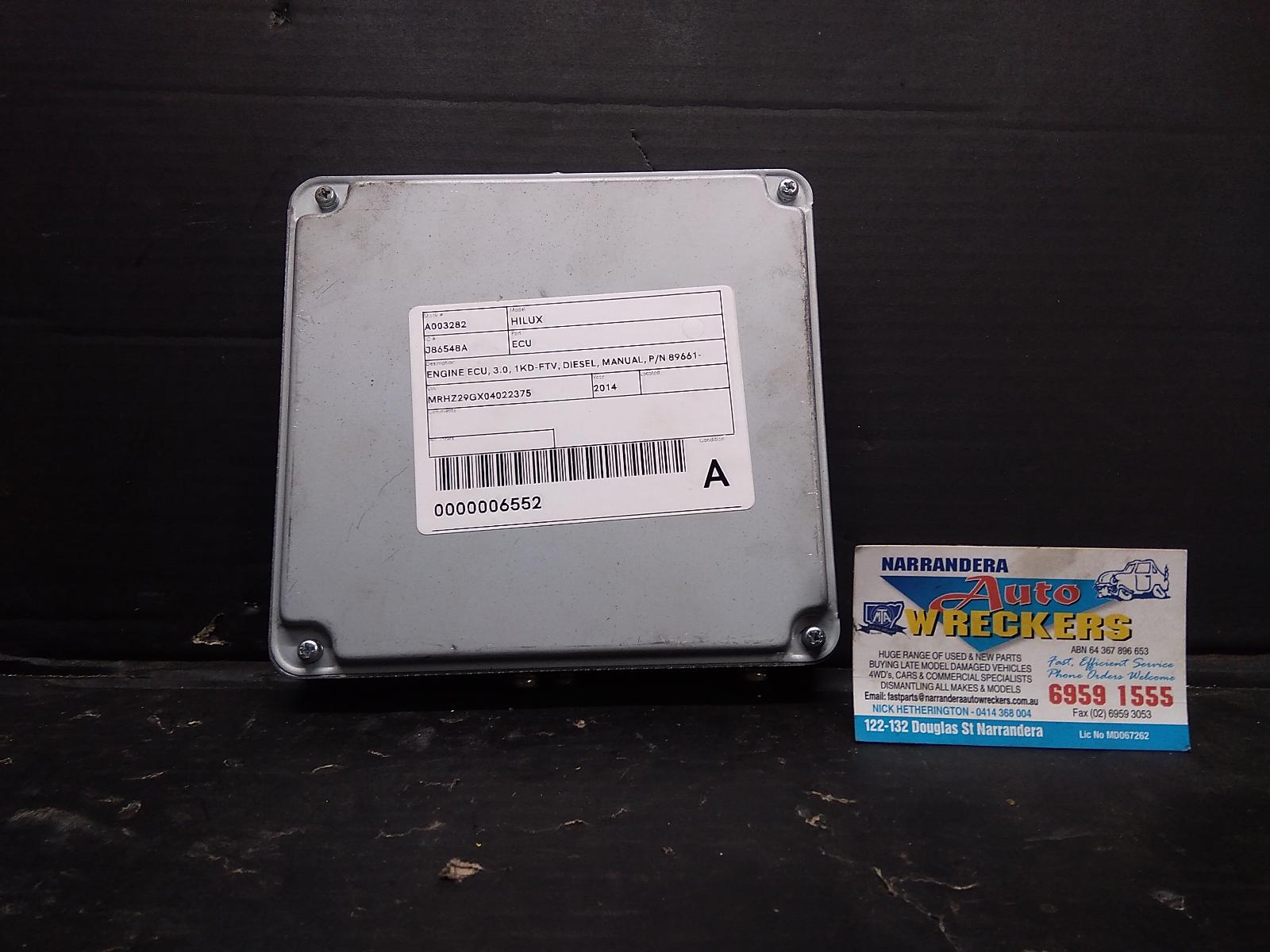 View Auto part Ecu Toyota Hilux 2015
