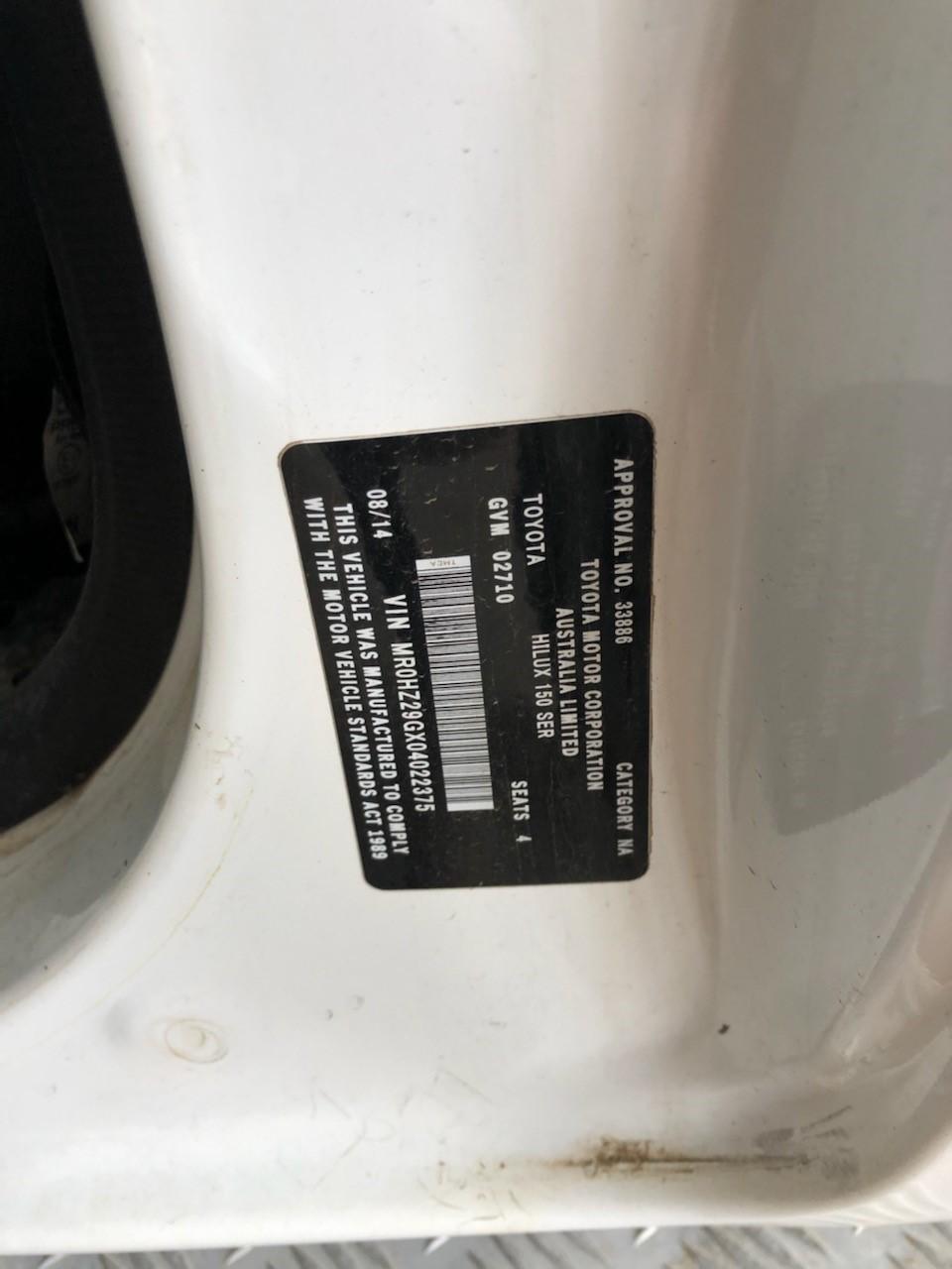 View Auto part Front Seat Toyota Hilux 2015