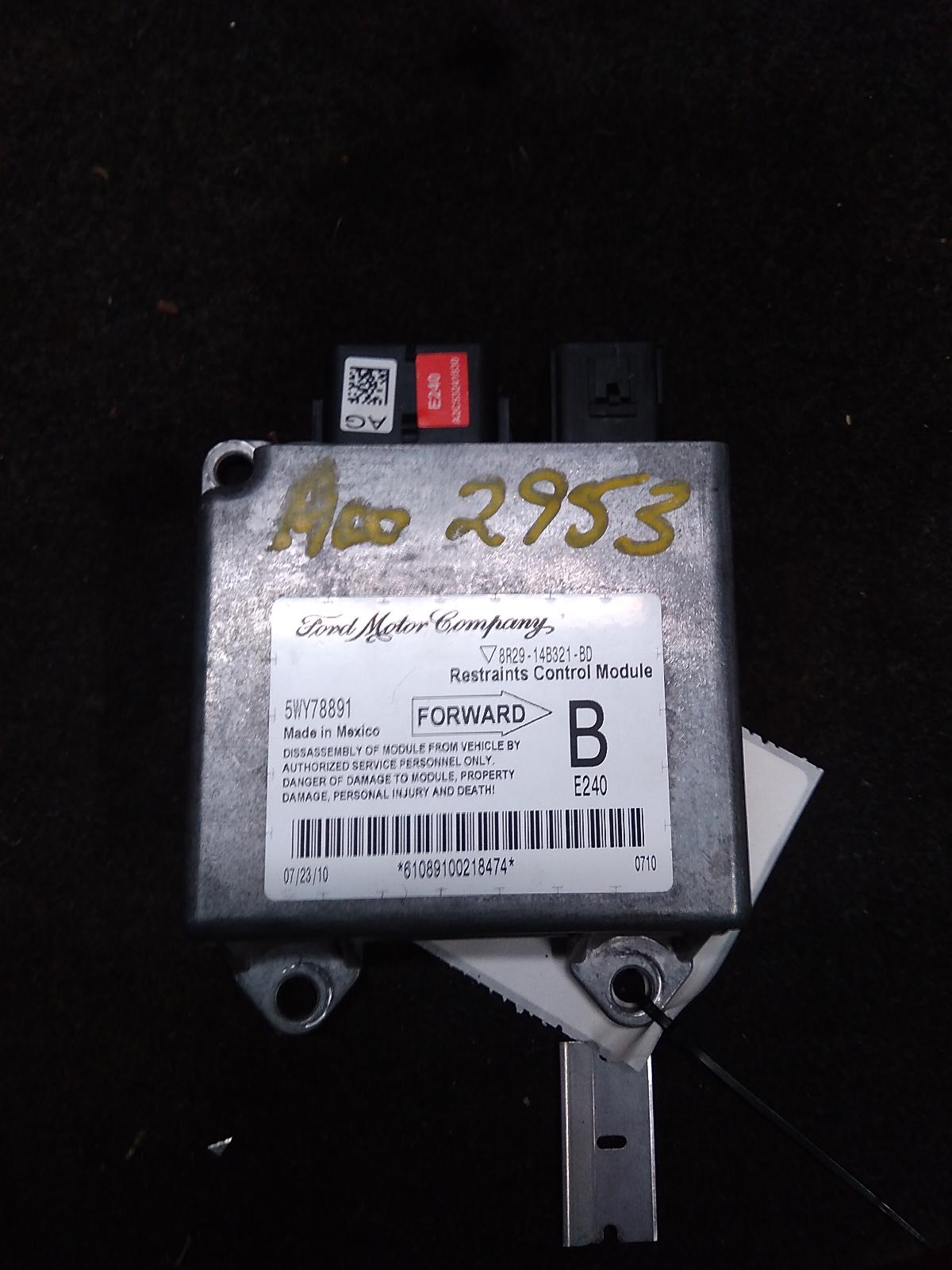 View Auto part Airbag Module/Sensor Ford Falcon 2009