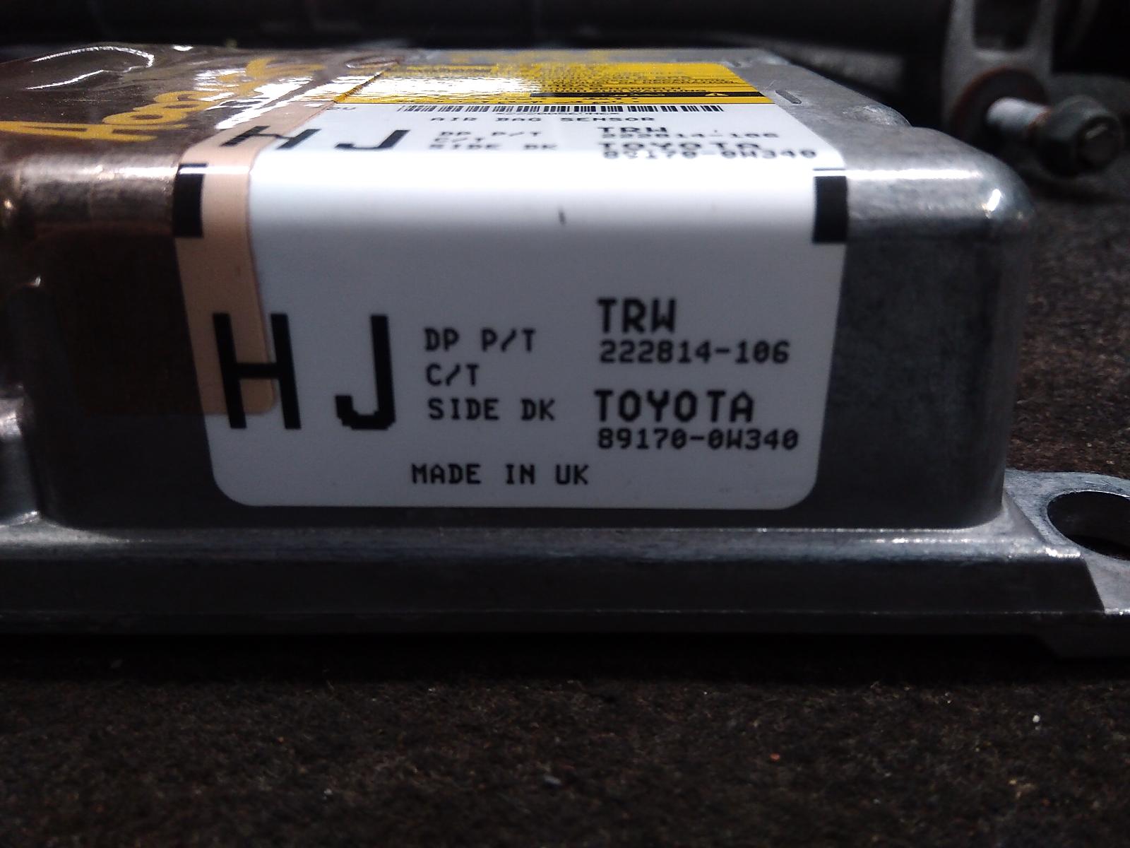 View Auto part Airbag Module/Sensor Toyota Corolla 2010