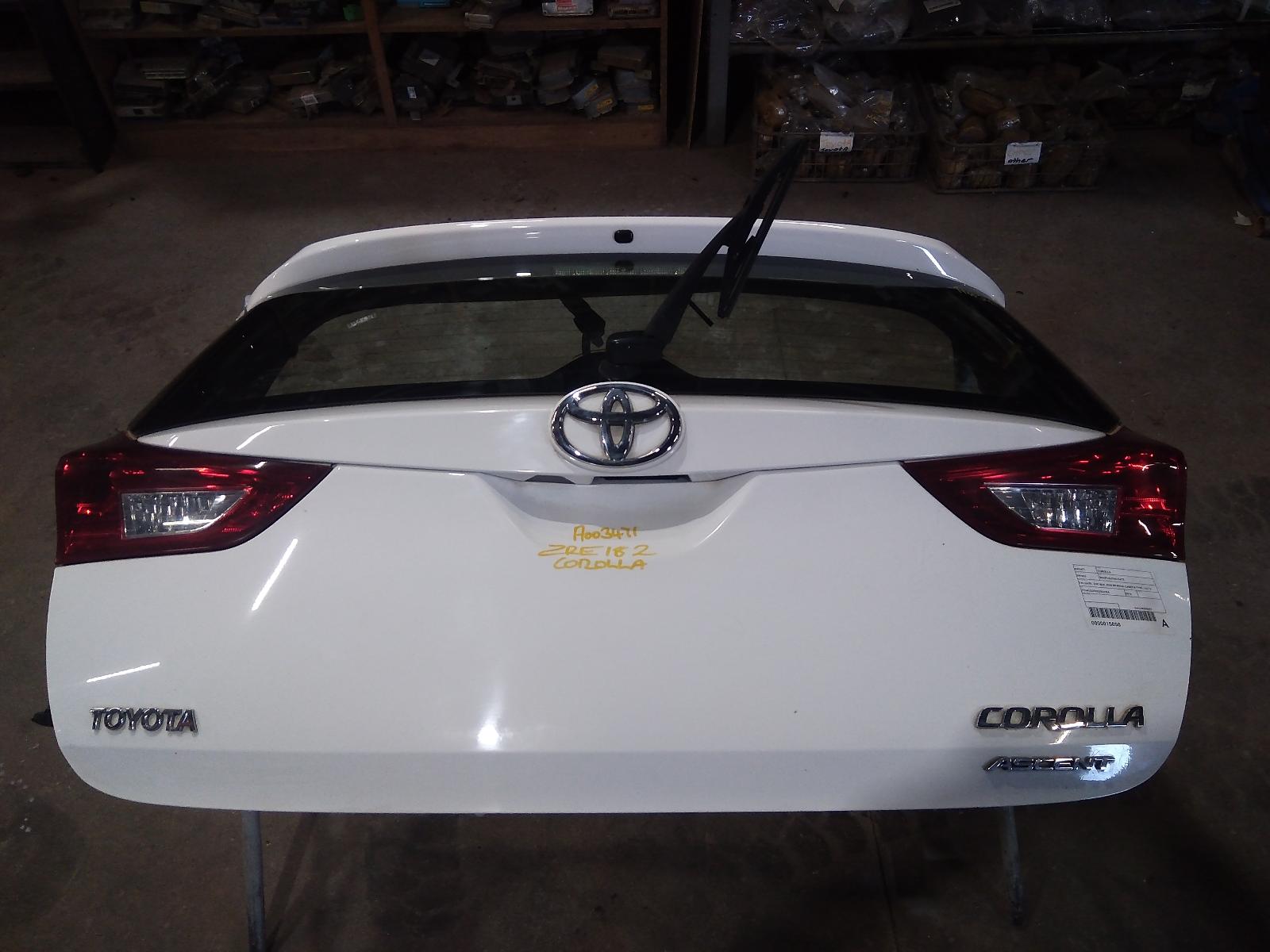 2014 Toyota Corolla Bootlid/Tailgate View Auto part Bootlid/Tailgate Toyota Corolla 2014