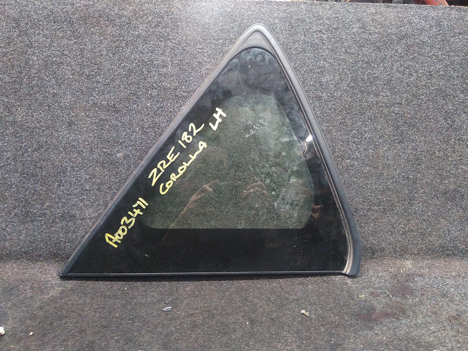 2014 Toyota Corolla Left Rear Side Glass View Auto part Left Rear Side Glass Toyota Corolla 2014