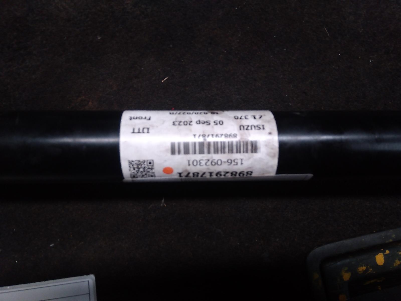 View Auto part Front Prop Shaft Mazda Bt50 2023