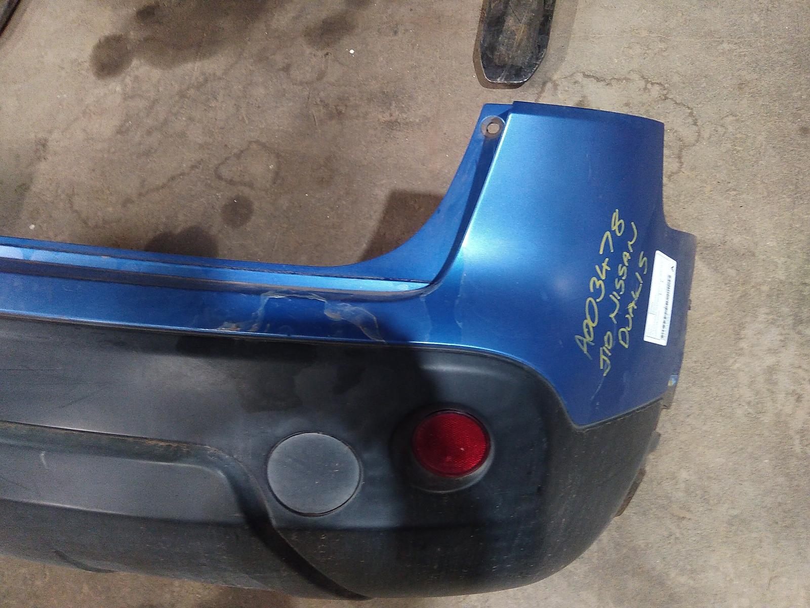 2010 Nissan Dualis Rear Bumper View Auto part Rear Bumper Nissan Dualis 2010