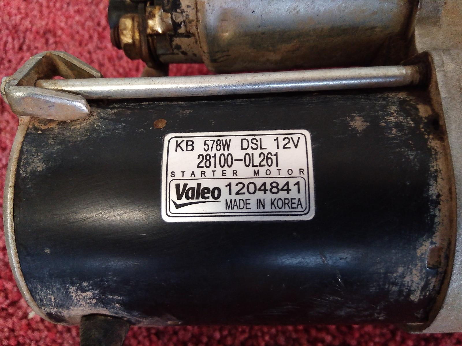 2021 Toyota Hilux Starter View Auto part Starter Toyota Hilux 2021