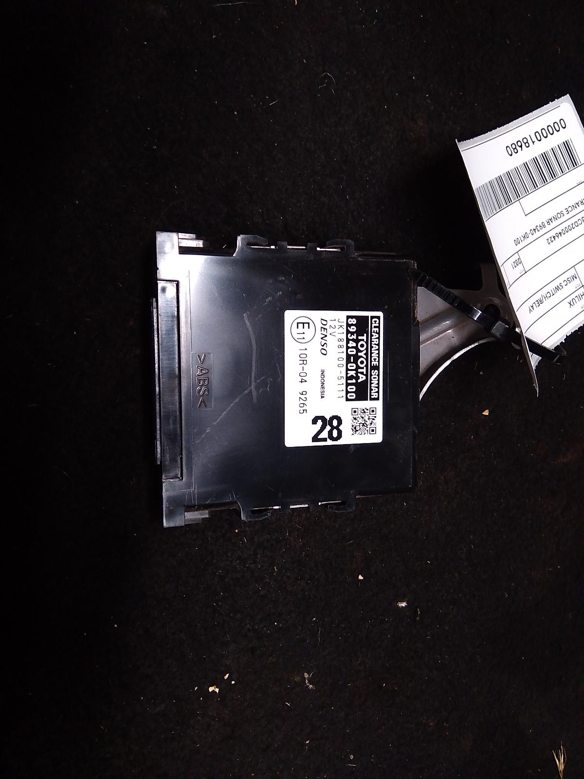 2021 Toyota Hilux Misc Switch/Relay View Auto part Misc Switch/Relay Toyota Hilux 2021