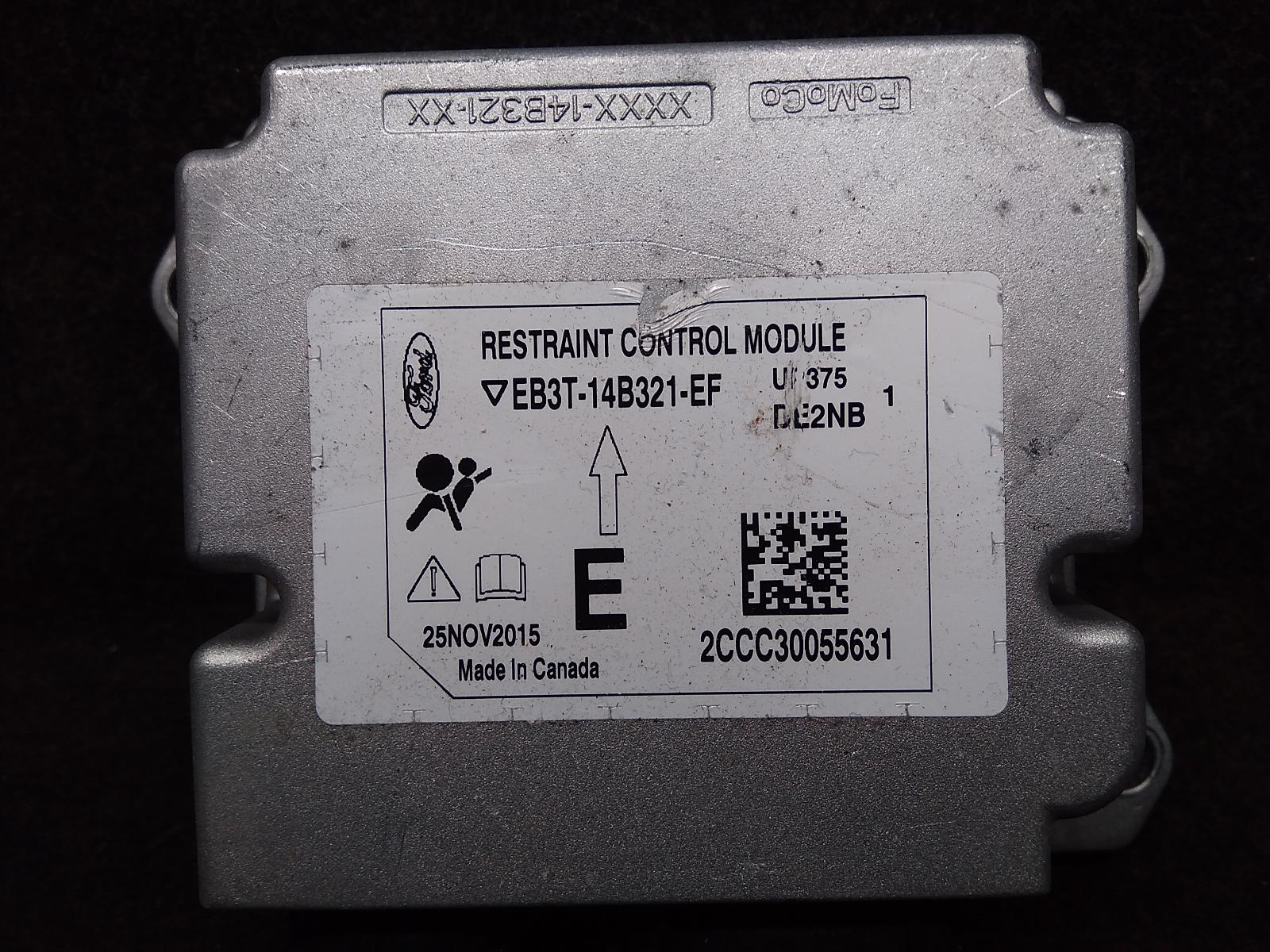 View Auto part Airbag Module/Sensor Ford Ranger 2016