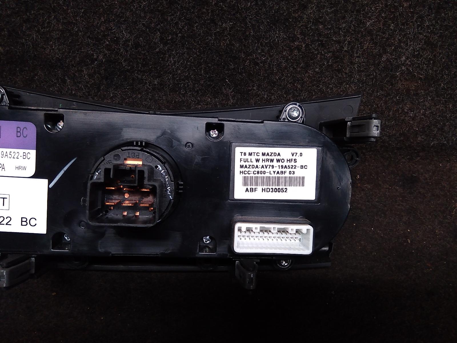 View Auto part Heater/Ac Controls Mazda Bt50 2012