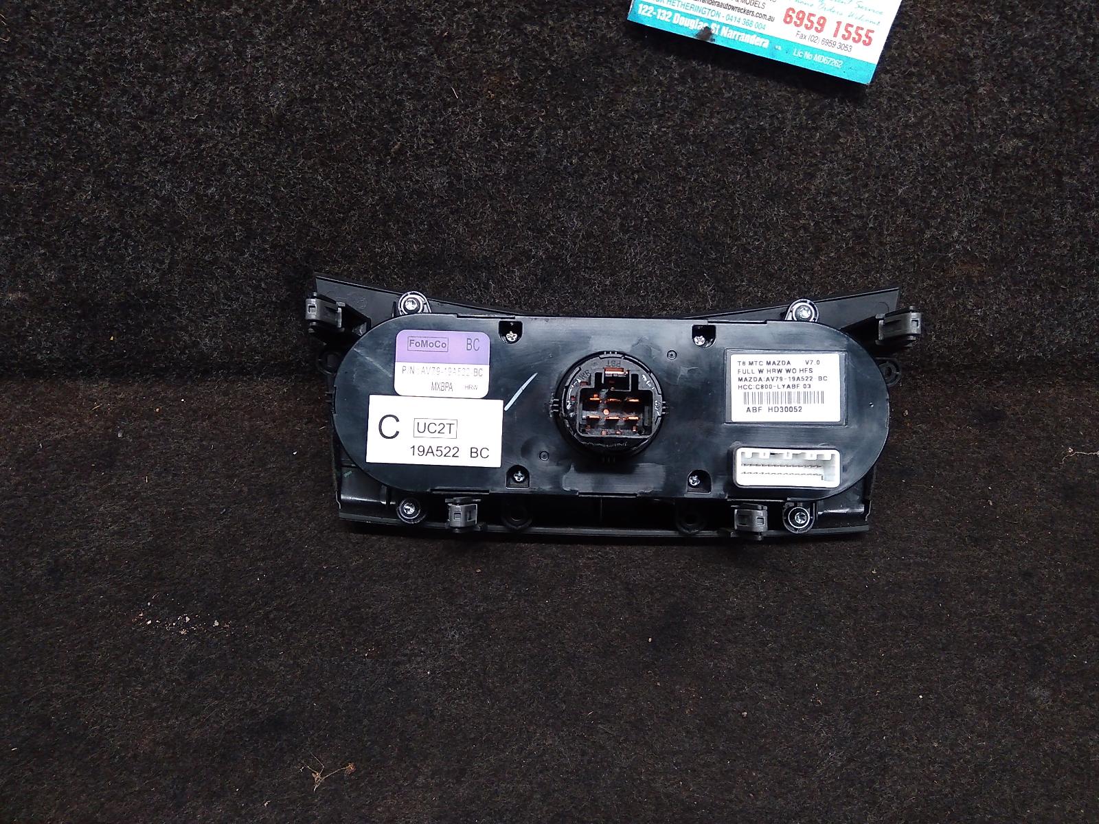 View Auto part Heater/Ac Controls Mazda Bt50 2012
