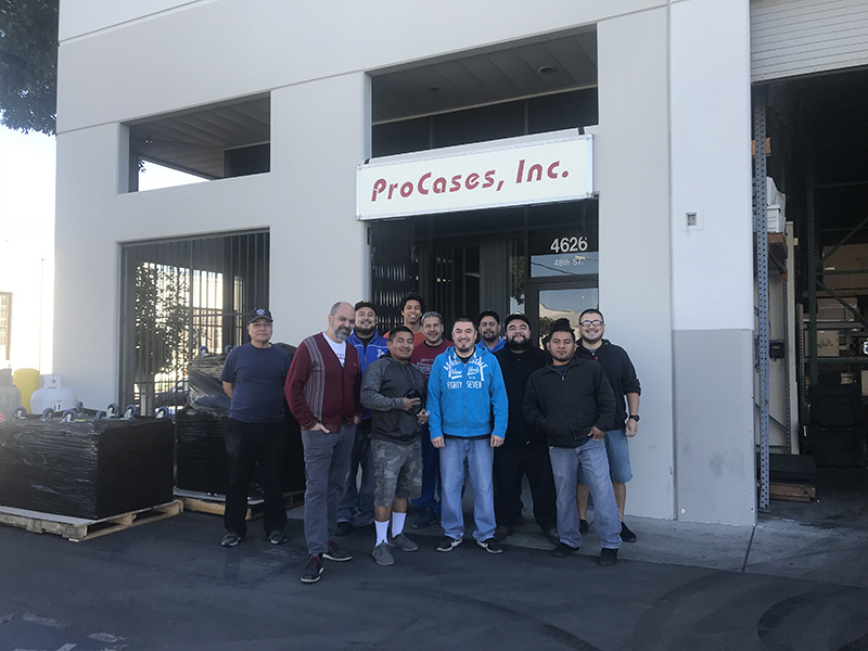 The ProCases crew outside their LA location