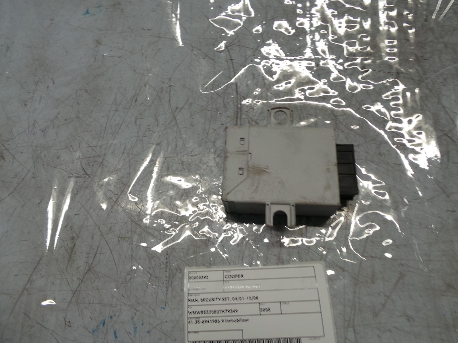 View Auto part Ignition W/ Key Mini Cooper 2005