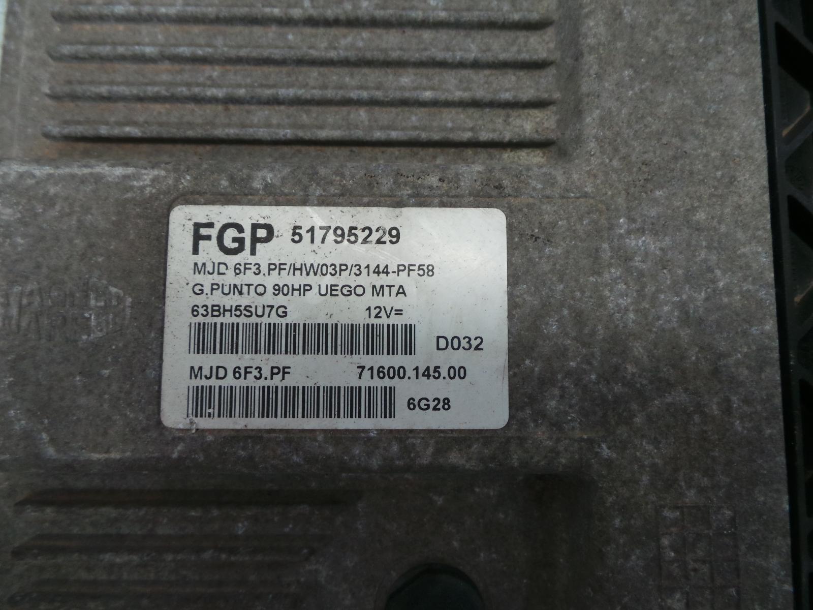 2006 Fiat Punto Ecu View Auto part Ecu Fiat Punto 2006