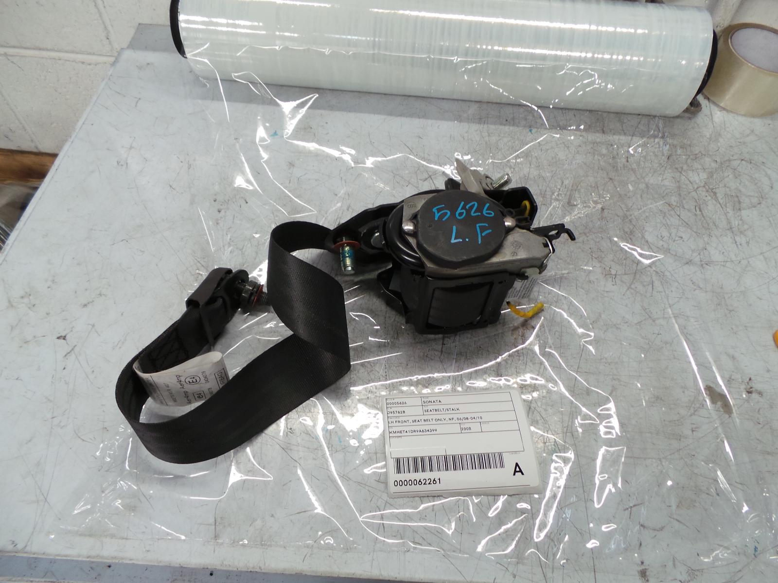 2008 Hyundai Sonata Seatbelt/Stalk View Auto part Seatbelt/Stalk Hyundai Sonata 2008