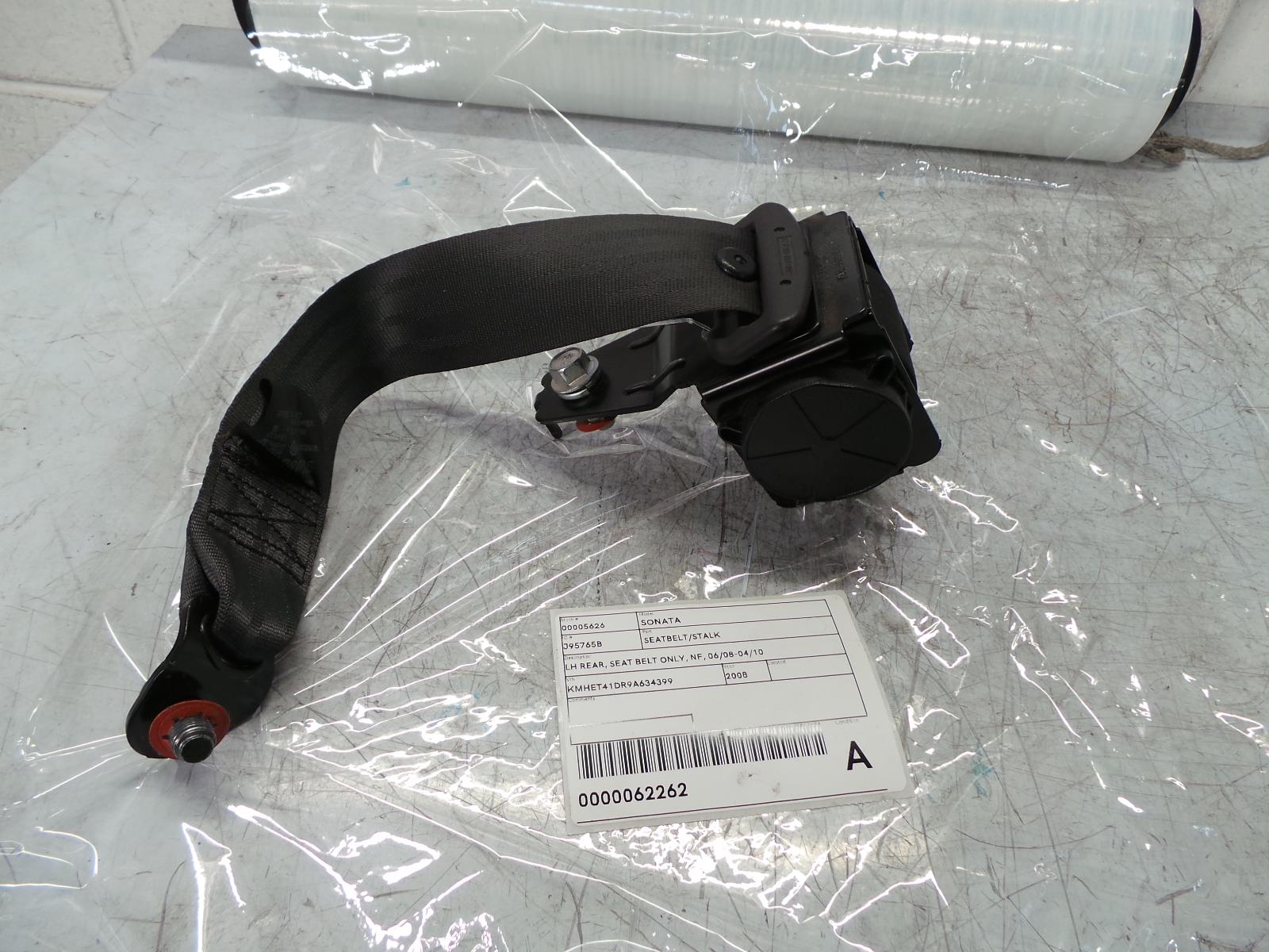 View Auto part Seatbelt/Stalk Hyundai Sonata 2008