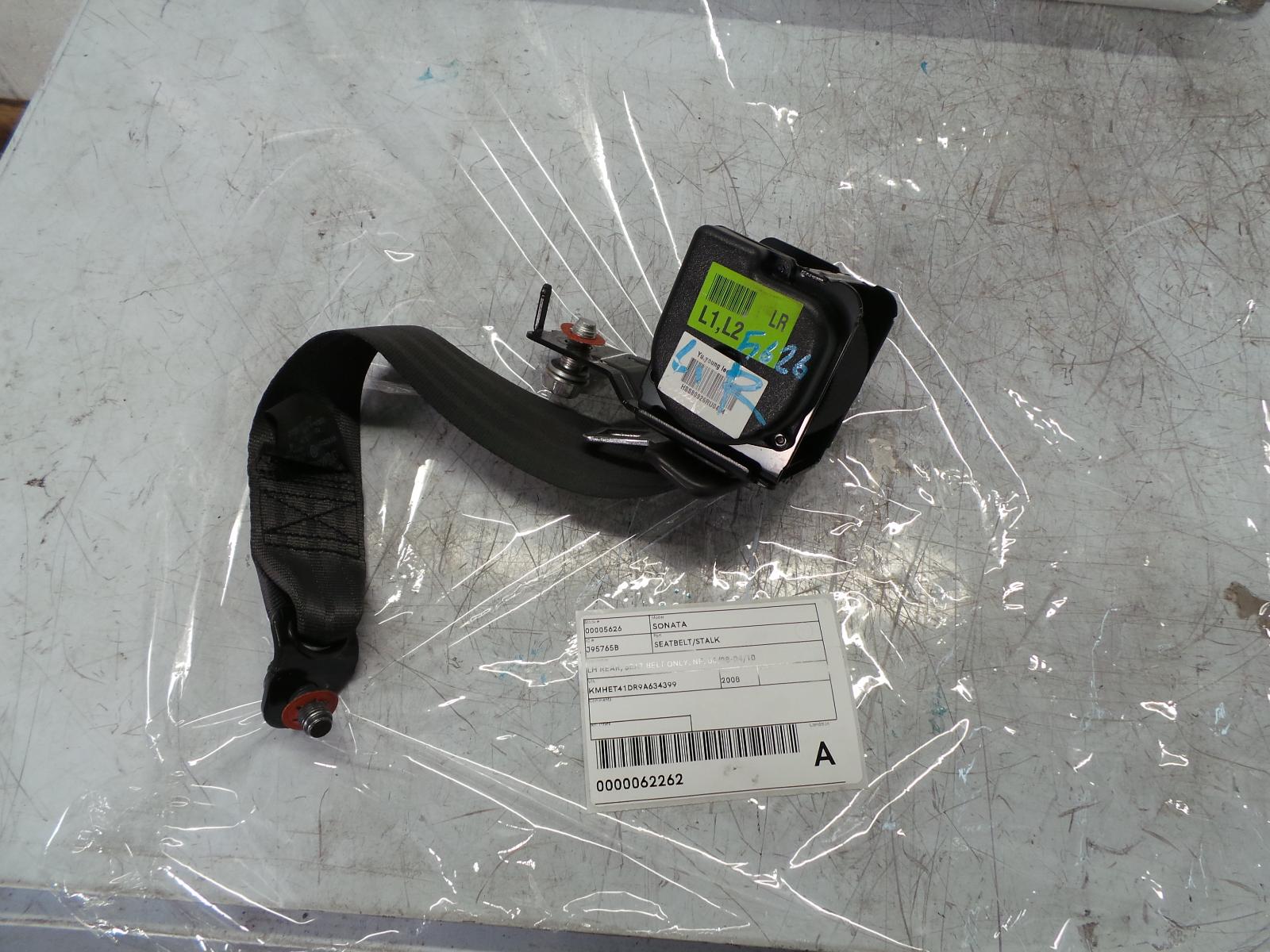 View Auto part Seatbelt/Stalk Hyundai Sonata 2008