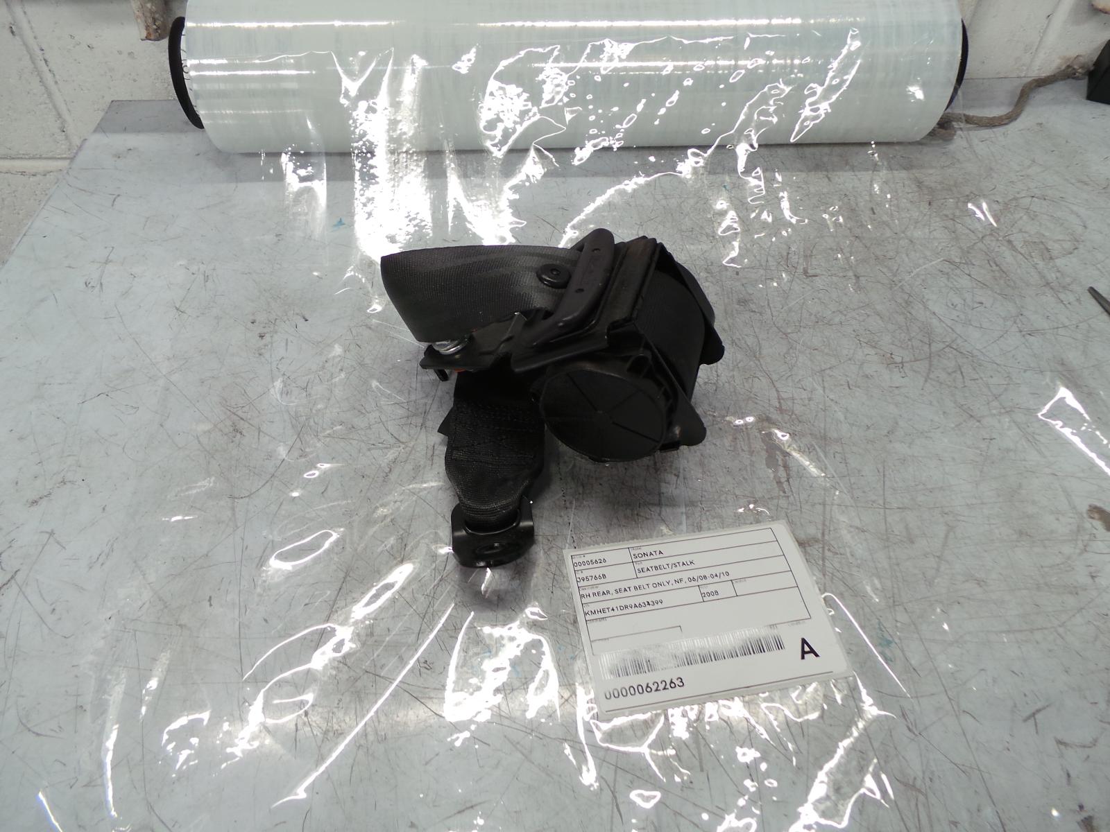 2008 Hyundai Sonata Seatbelt/Stalk View Auto part Seatbelt/Stalk Hyundai Sonata 2008