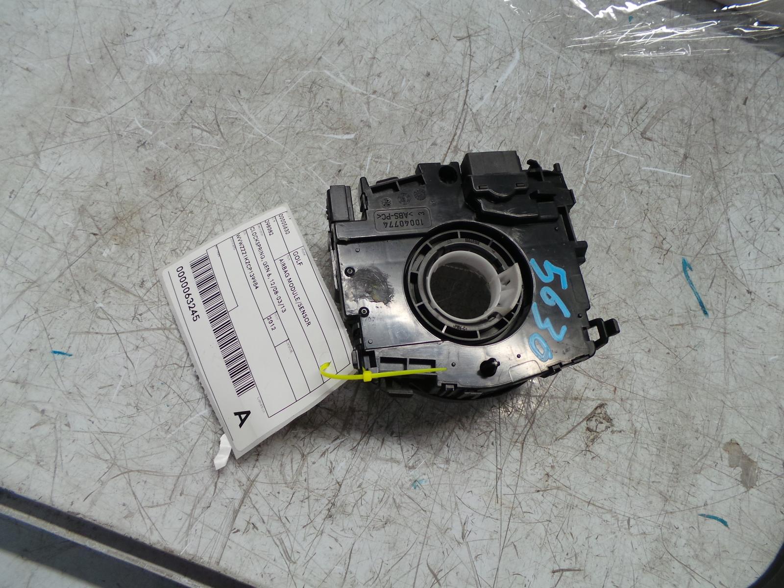 View Auto part Airbag Module/Sensor Volkswagen Golf 2012