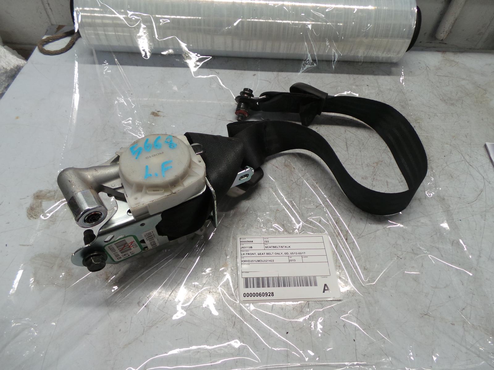 2013 Hyundai I30 Seatbelt/Stalk View Auto part Seatbelt/Stalk Hyundai I30 2013