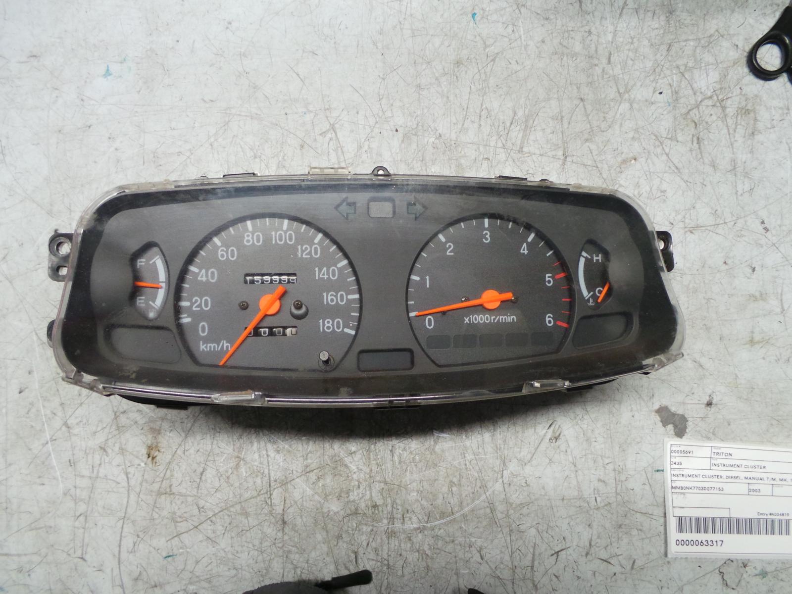 View Auto part Instrument Cluster Mitsubishi Triton 2003