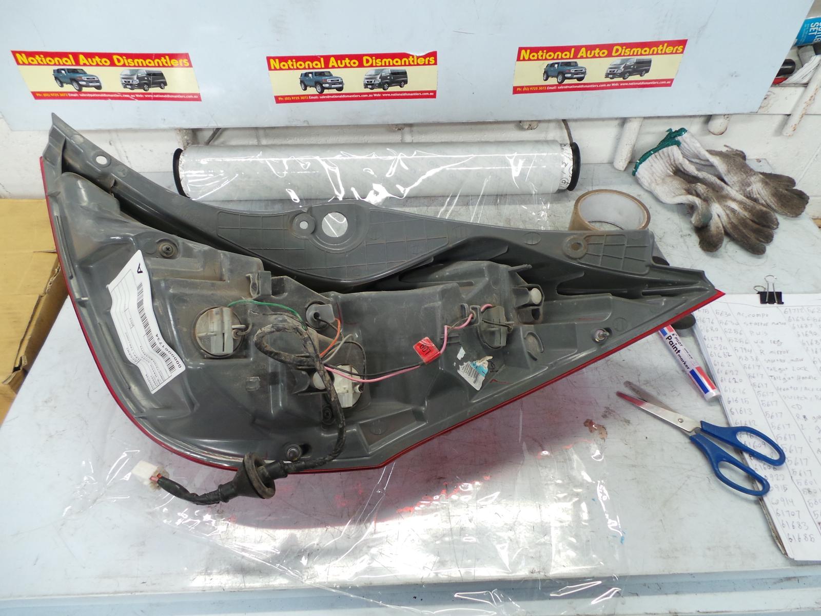 2013 Hyundai Accent Left Taillight View Auto part Left Taillight Hyundai Accent 2013