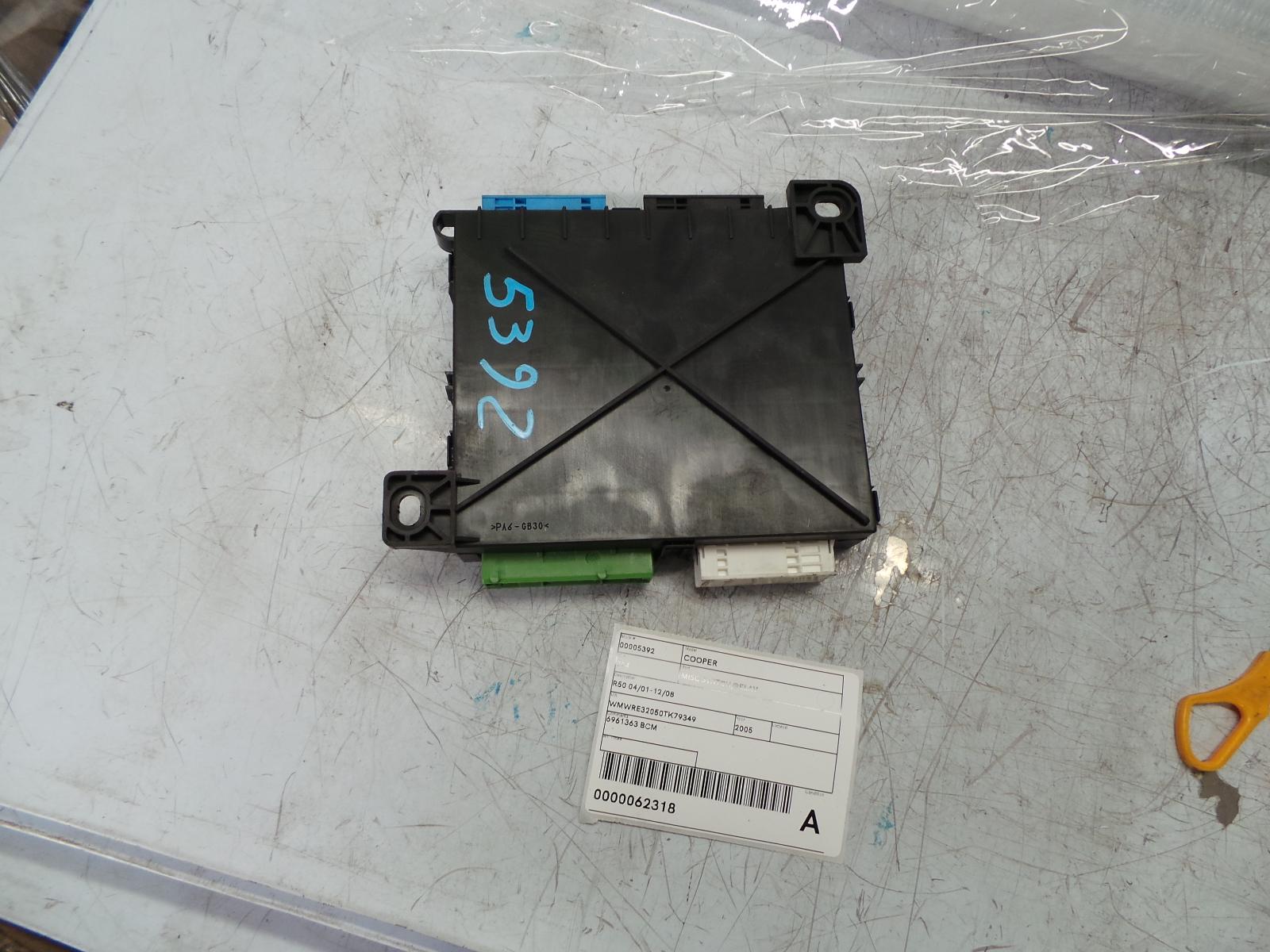 View Auto part Misc Switch/Relay Mini Cooper 2005