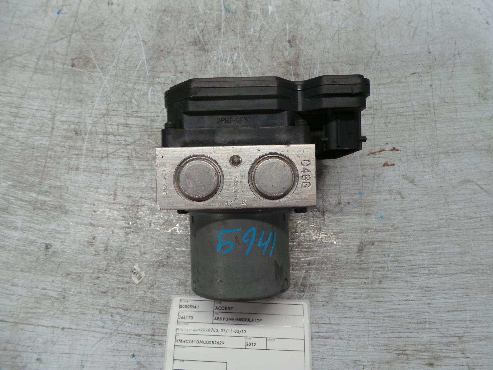 View Auto part Abs Pump/Modulator Hyundai Accent 2012