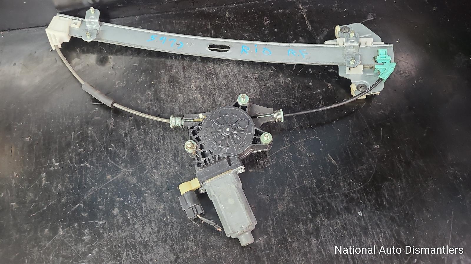 View Auto part Right Front Window Reg/Motor Kia Rio 2009