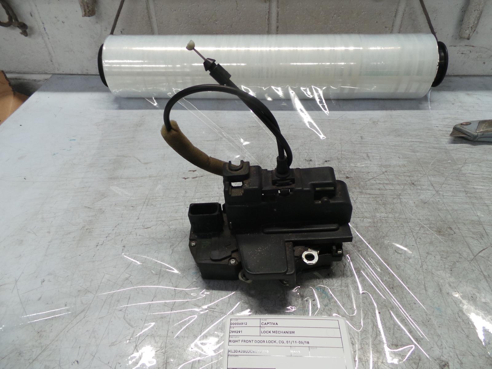 2013 Holden Captiva Door/Boot/Gate Lock View Auto part Door/Boot/Gate Lock Holden Captiva 2013