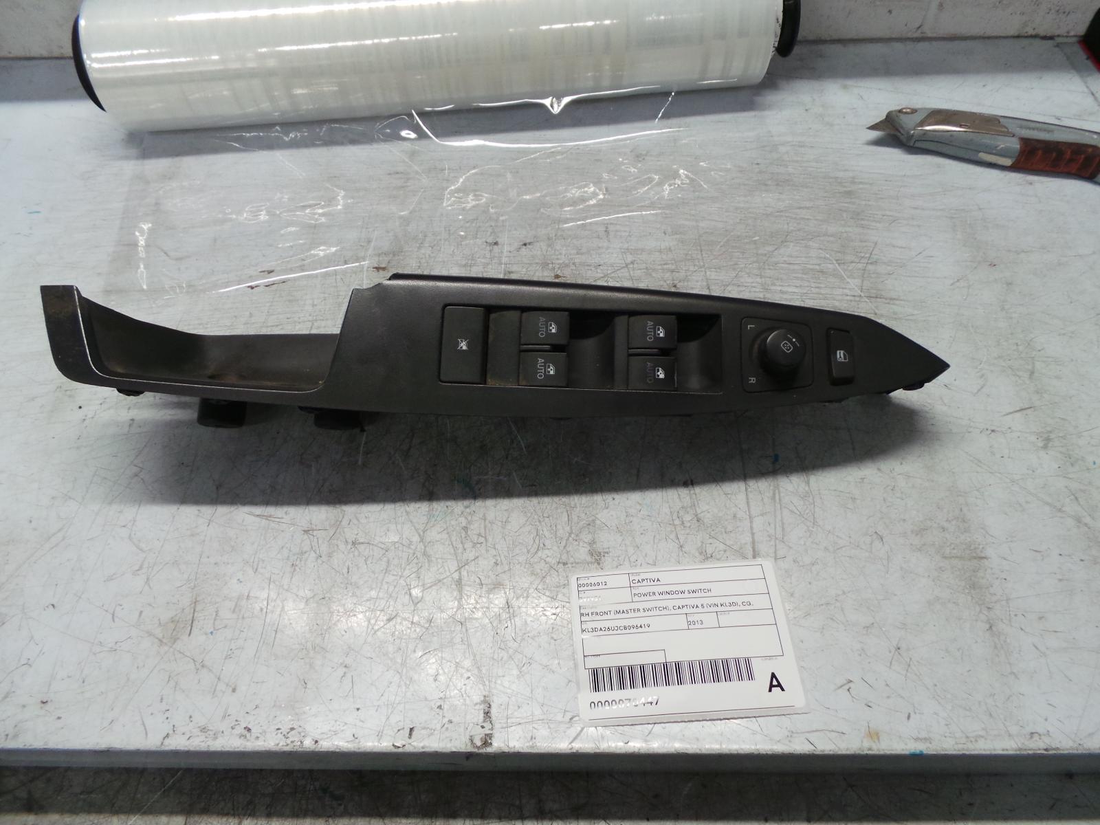 View Auto part Pwr Dr Wind Switch Holden Captiva 2013